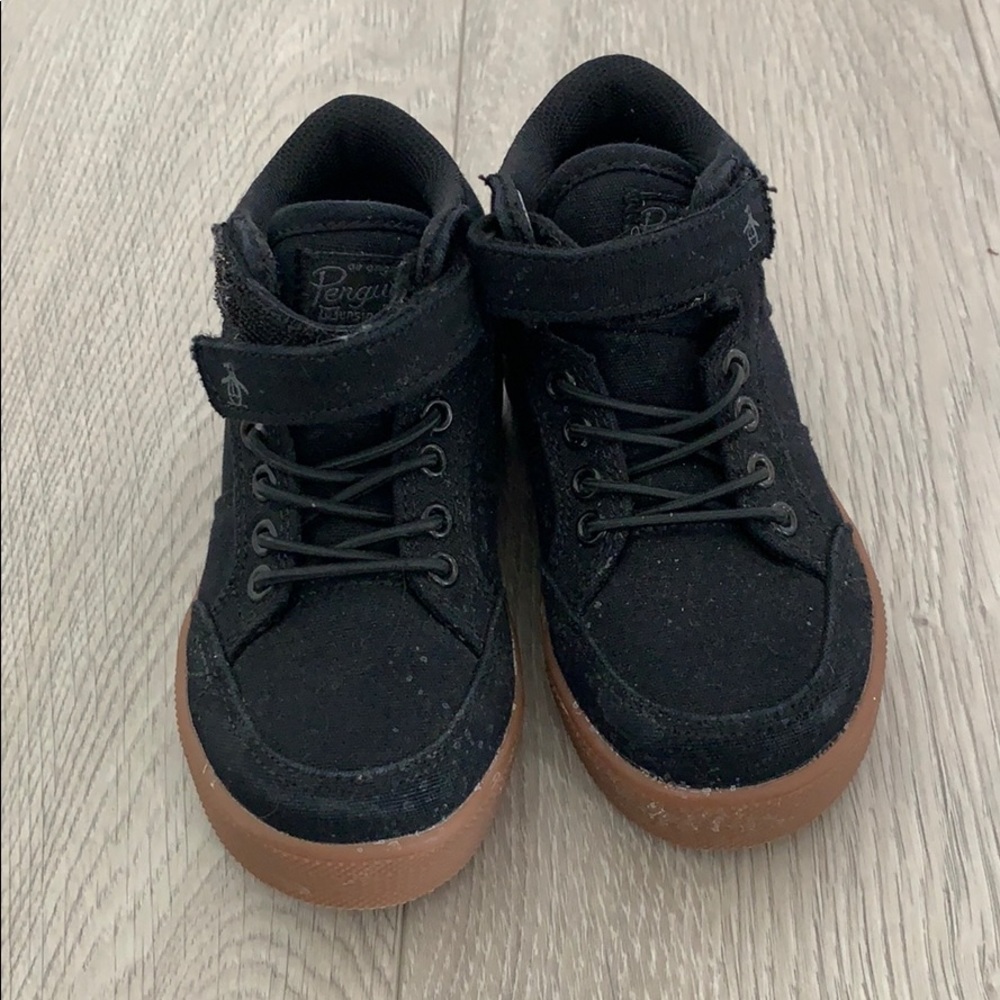 Penguin toddler high top shoes